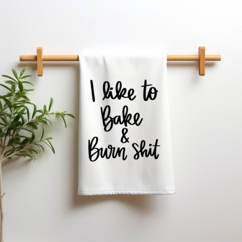Bank & Burn Shit Tea Towel