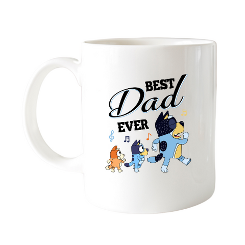 Bluey Best Dad Ever Mug
