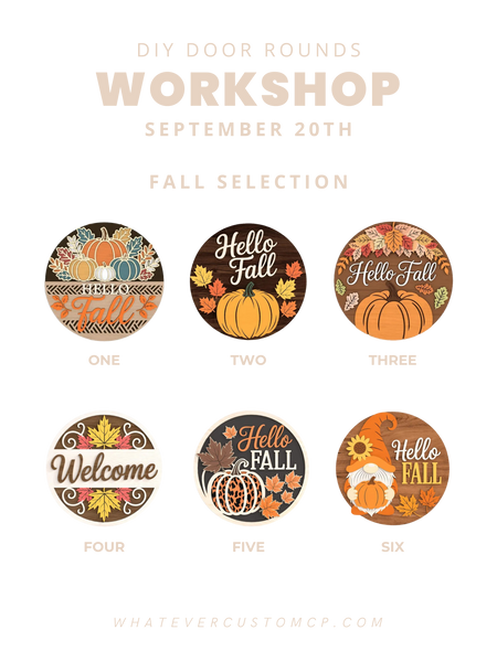 Fall DIY Door Round