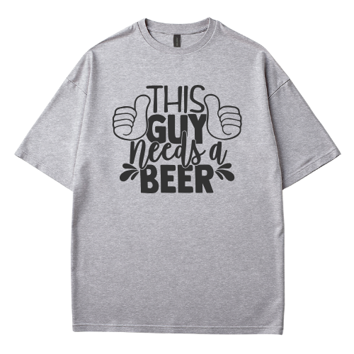 This Guy needs a Beer - Fathers Day T-Shirt