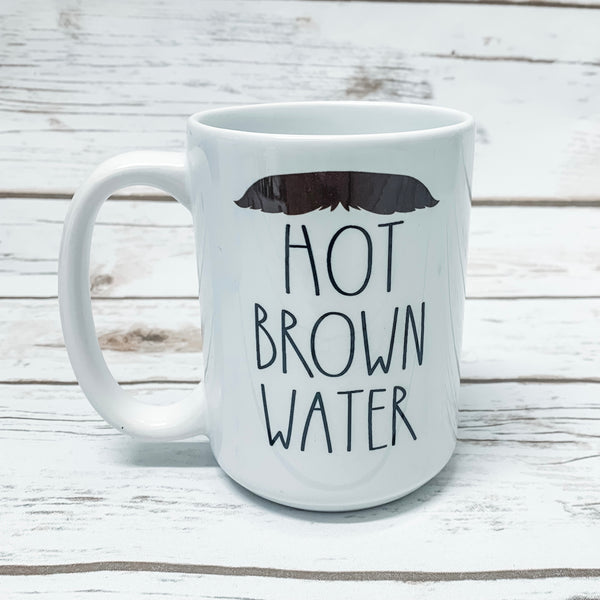 Hot Brown Water Mug