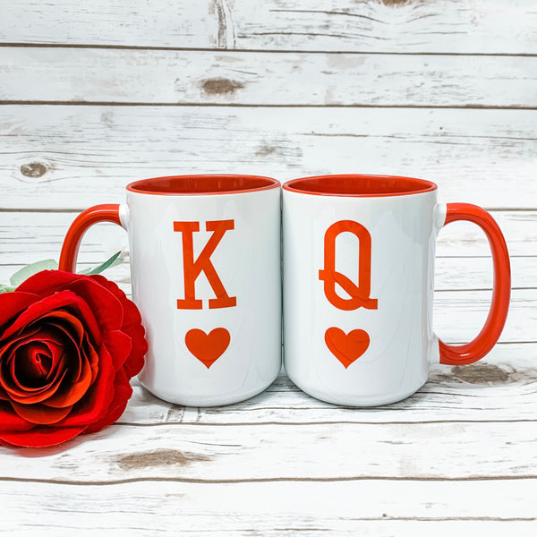 King & Queen Mug Set