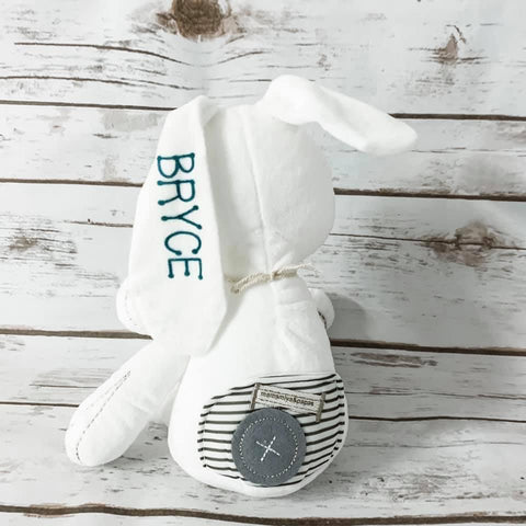 Personalized Plush Bunny