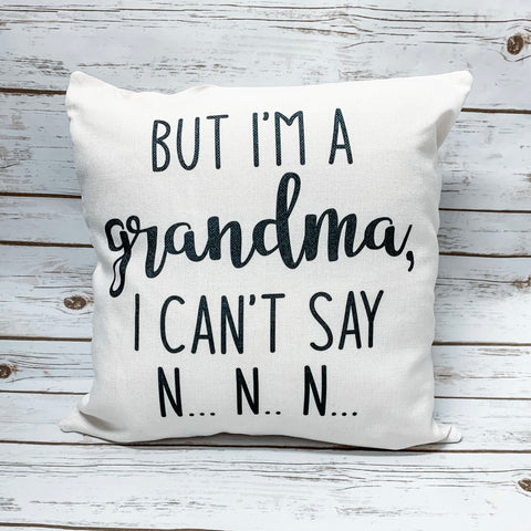 Can't Say No Pillow