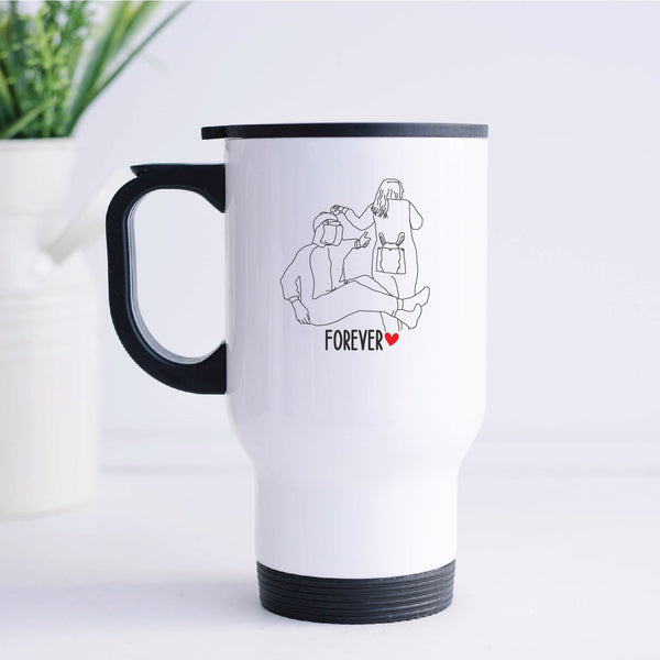 Custom Outline Travel Mug