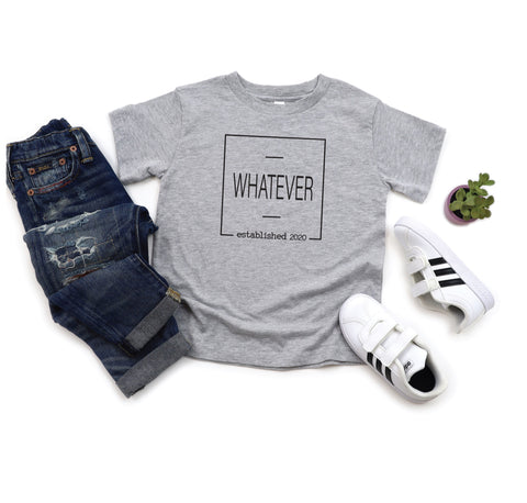 Whatever WEAR Box Logo Youth T-Shirt