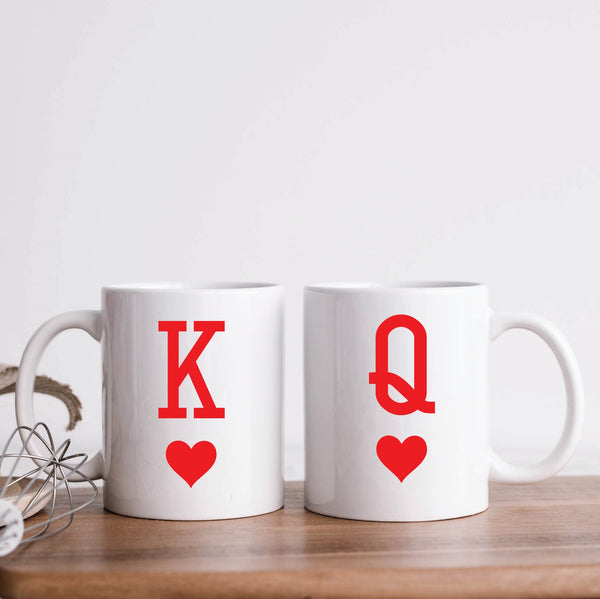 King & Queen Mug Set