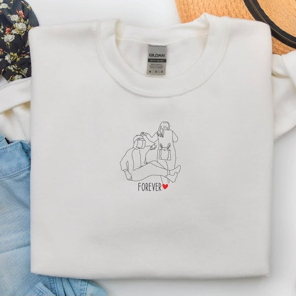 Forever Outline Crewneck Sweater