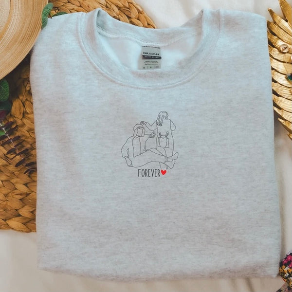 Forever Outline Crewneck Sweater