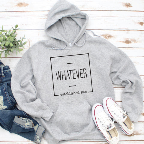 Whatever WEAR Box Logo Hoodie