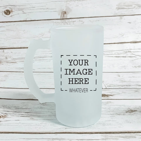 Personalized Frosted Beer Mug